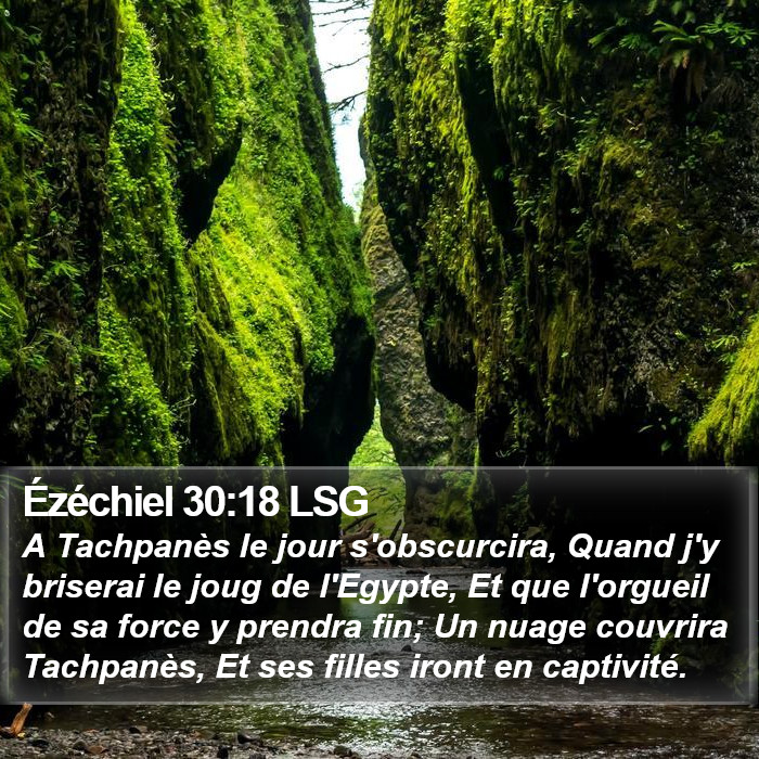 Ézéchiel 30:18 LSG Bible Study