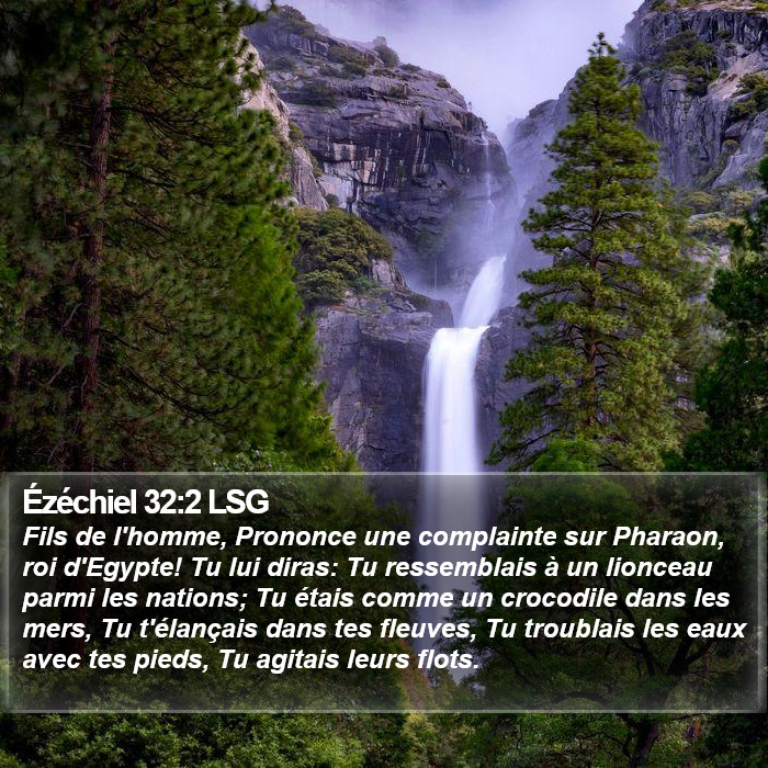 Ézéchiel 32:2 LSG Bible Study