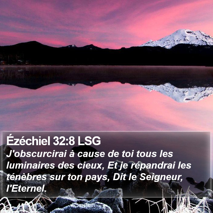 Ézéchiel 32:8 LSG Bible Study