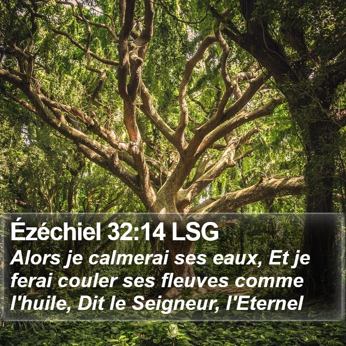 Ézéchiel 32:14 LSG Bible Study
