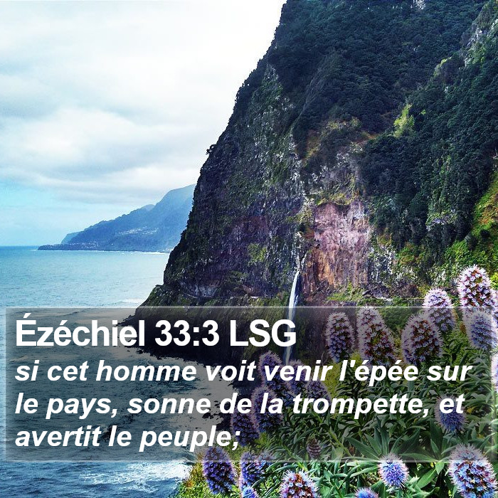 Ézéchiel 33:3 LSG Bible Study