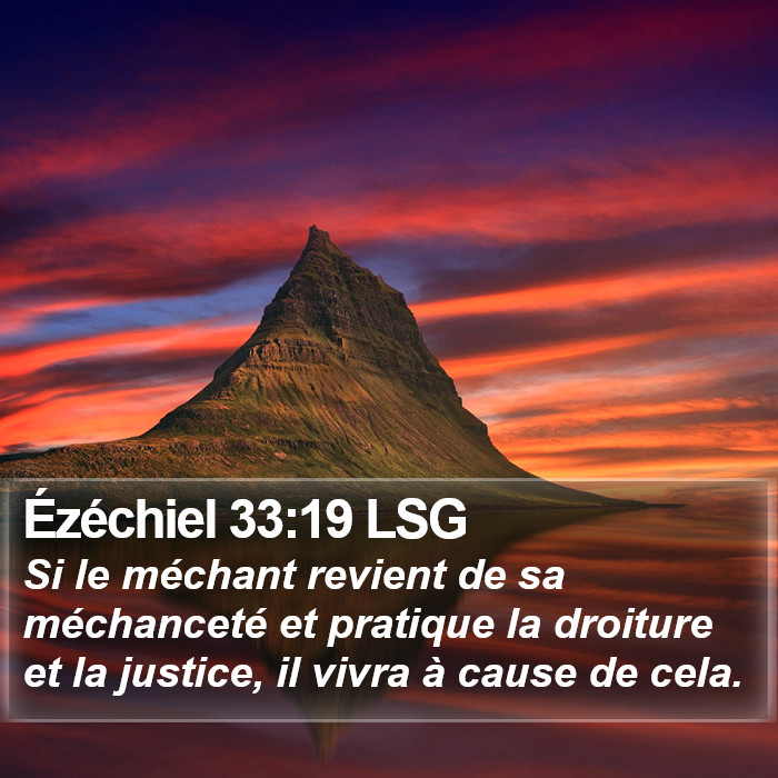 Ézéchiel 33:19 LSG Bible Study