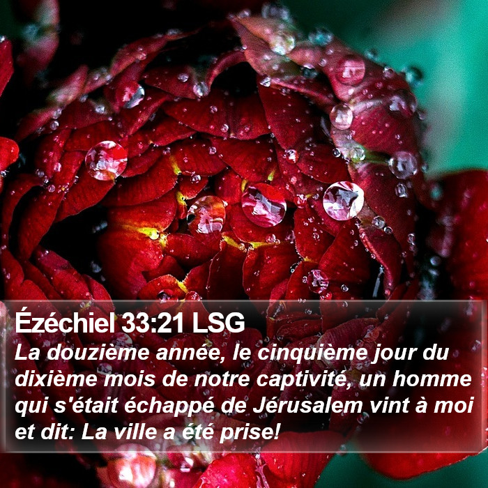 Ézéchiel 33:21 LSG Bible Study