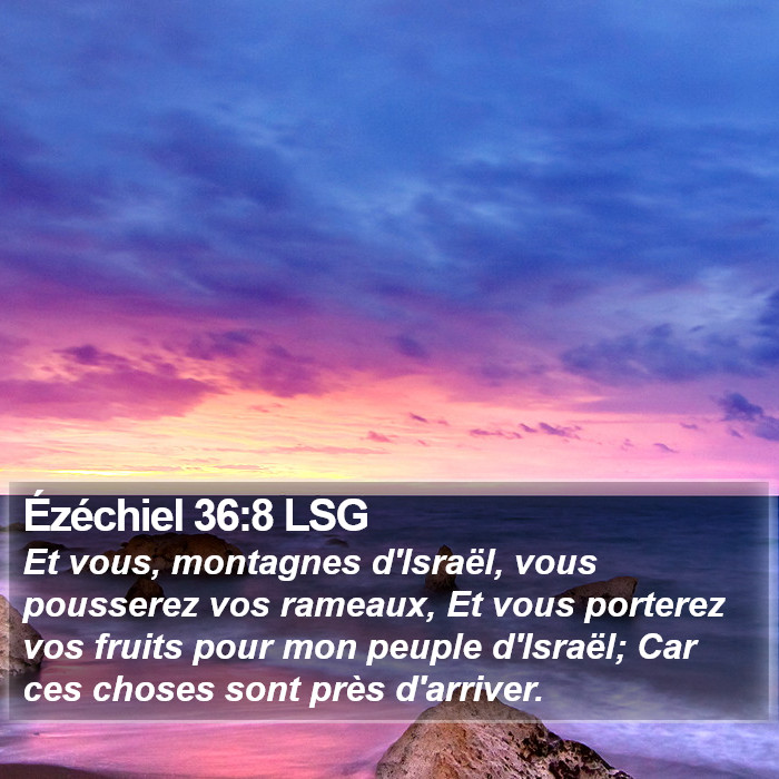 Ézéchiel 36:8 LSG Bible Study