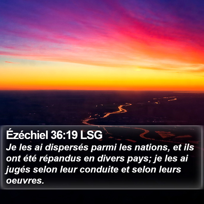 Ézéchiel 36:19 LSG Bible Study