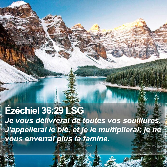 Ézéchiel 36:29 LSG Bible Study