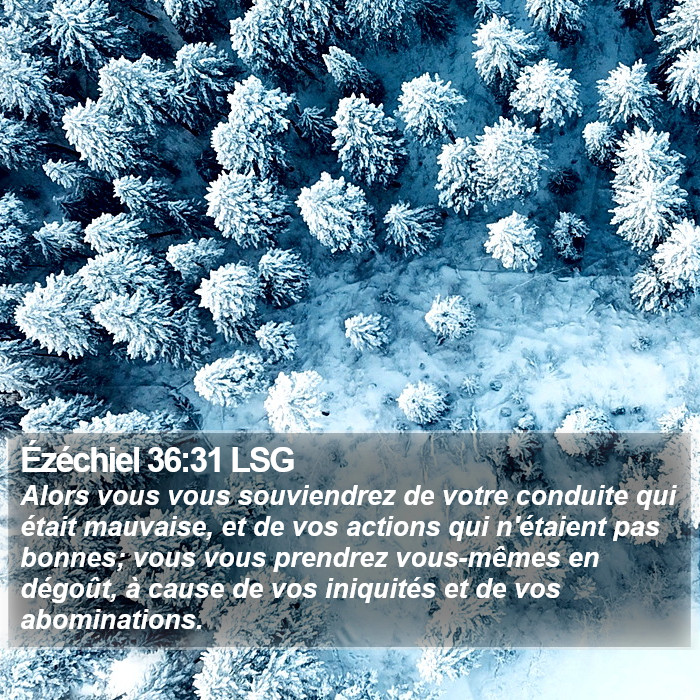 Ézéchiel 36:31 LSG Bible Study