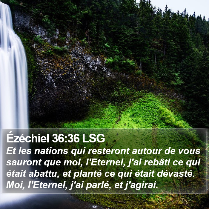 Ézéchiel 36:36 LSG Bible Study