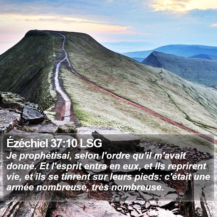 Ézéchiel 37:10 LSG Bible Study