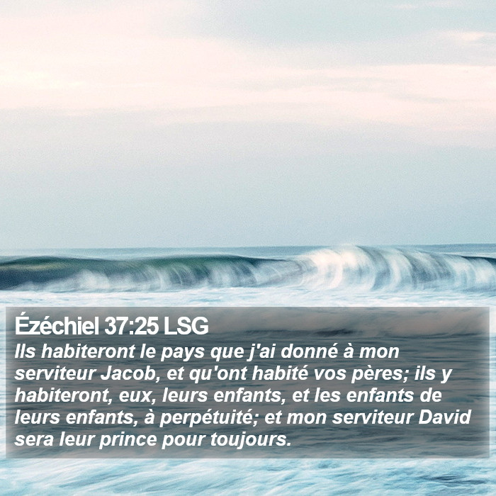 Ézéchiel 37:25 LSG Bible Study