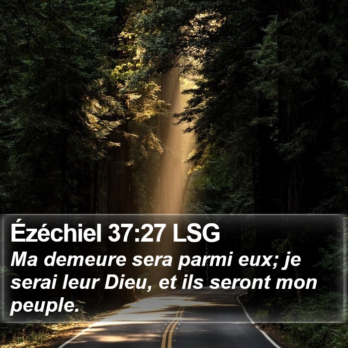 Ézéchiel 37:27 LSG Bible Study