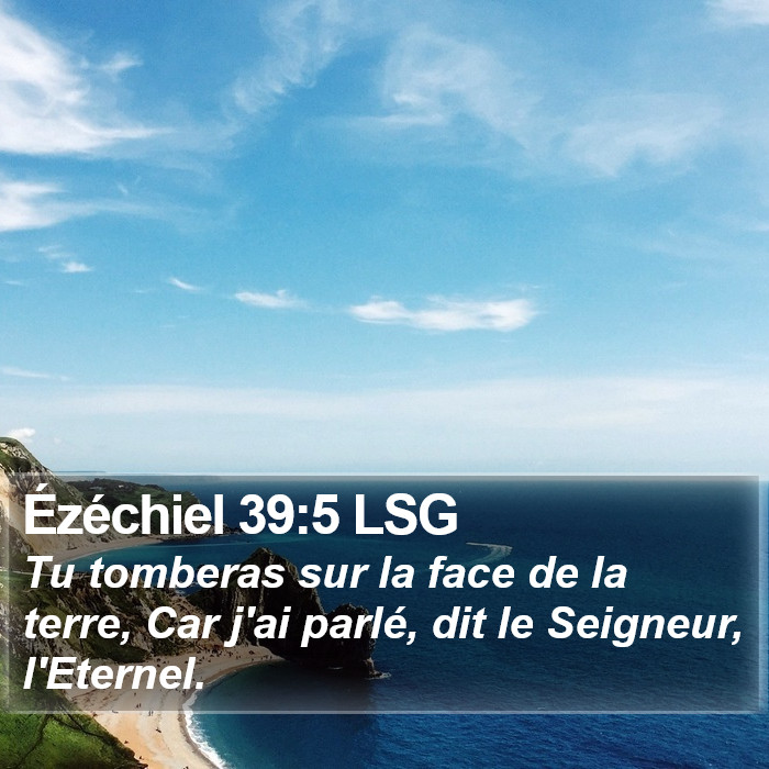 Ézéchiel 39:5 LSG Bible Study