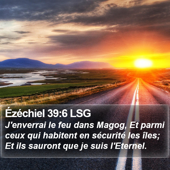 Ézéchiel 39:6 LSG Bible Study