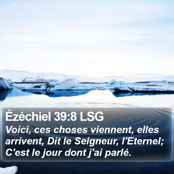 Ézéchiel 39:8 LSG Bible Study