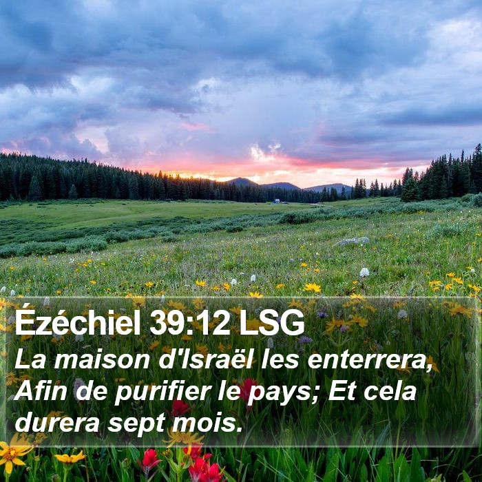 Ézéchiel 39:12 LSG Bible Study
