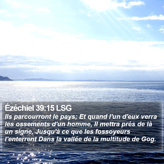 Ézéchiel 39:15 LSG Bible Study