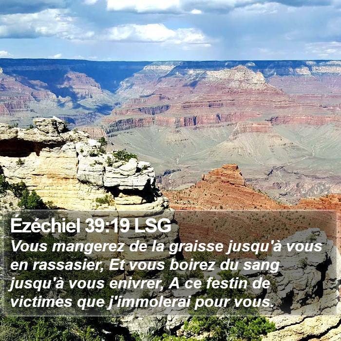 Ézéchiel 39:19 LSG Bible Study