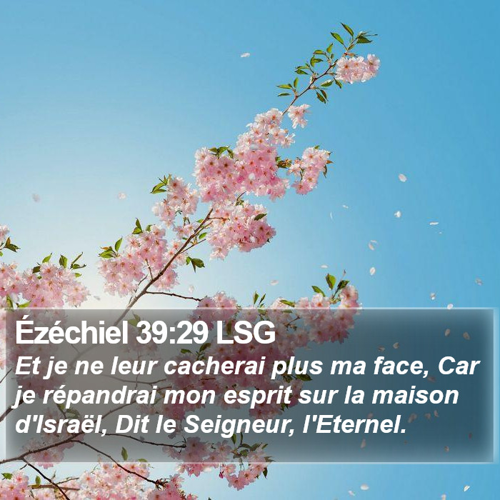 Ézéchiel 39:29 LSG Bible Study
