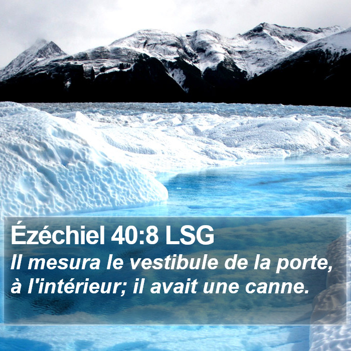 Ézéchiel 40:8 LSG Bible Study