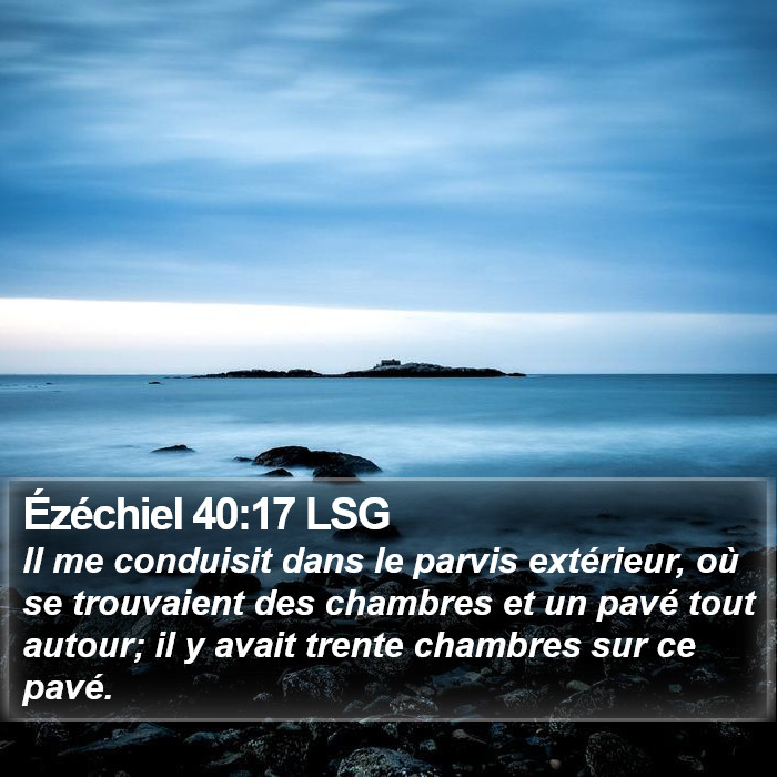 Ézéchiel 40:17 LSG Bible Study