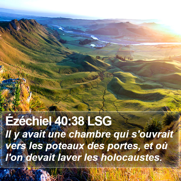 Ézéchiel 40:38 LSG Bible Study