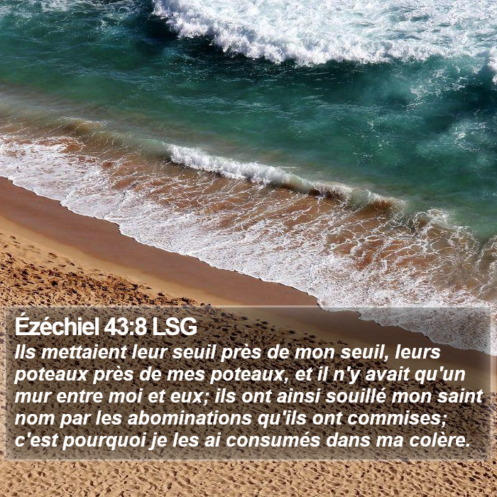 Ézéchiel 43:8 LSG Bible Study