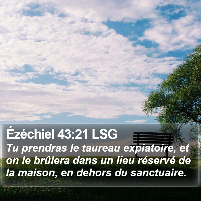 Ézéchiel 43:21 LSG Bible Study
