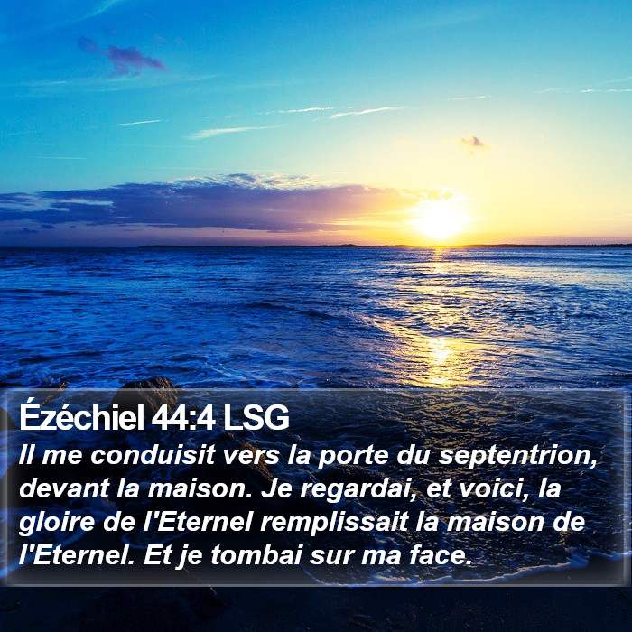 Ézéchiel 44:4 LSG Bible Study