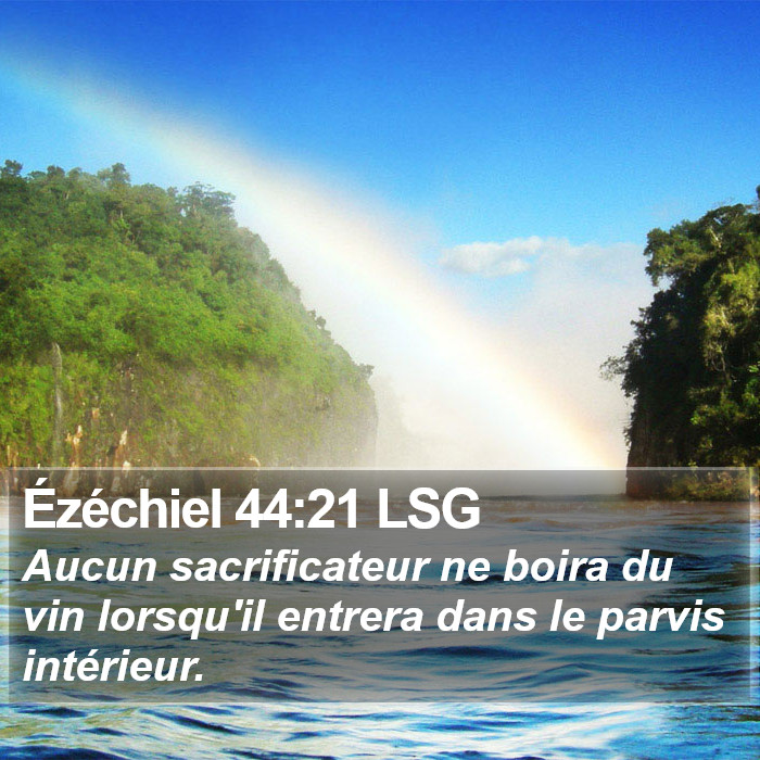 Ézéchiel 44:21 LSG Bible Study