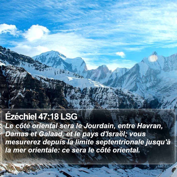 Ézéchiel 47:18 LSG Bible Study