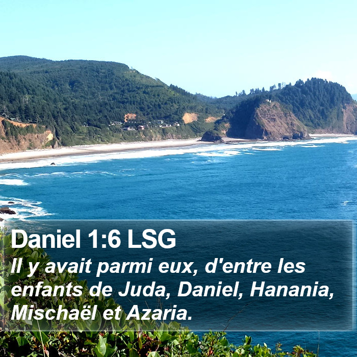 Daniel 1:6 LSG Bible Study