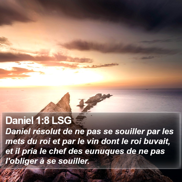 Daniel 1:8 LSG Bible Study