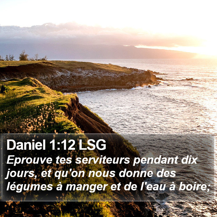 Daniel 1:12 LSG Bible Study