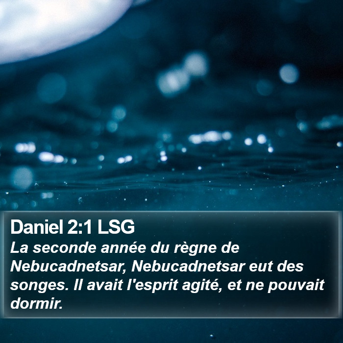 Daniel 2:1 LSG Bible Study