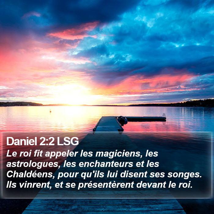 Daniel 2:2 LSG Bible Study