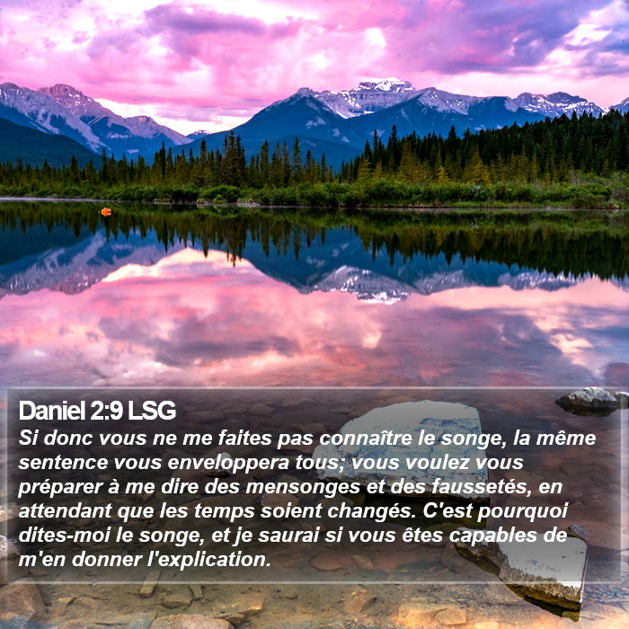 Daniel 2:9 LSG Bible Study