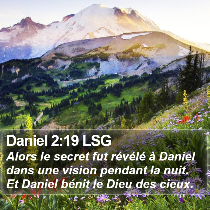 Daniel 2:19 LSG Bible Study
