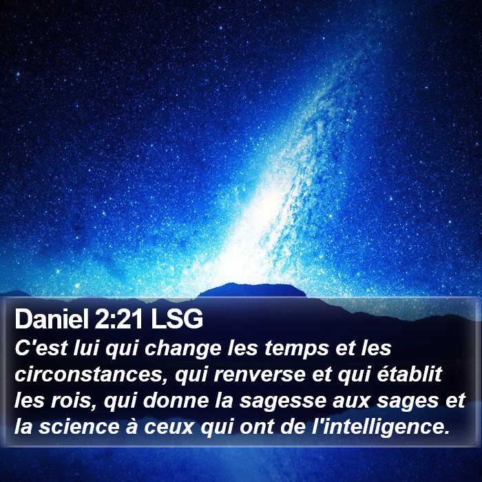 Daniel 2:21 LSG Bible Study