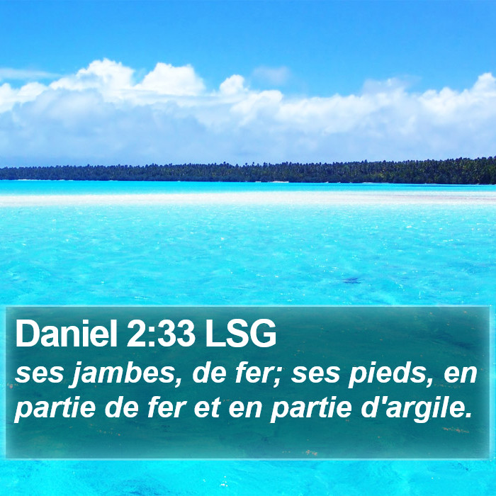 Daniel 2:33 LSG Bible Study