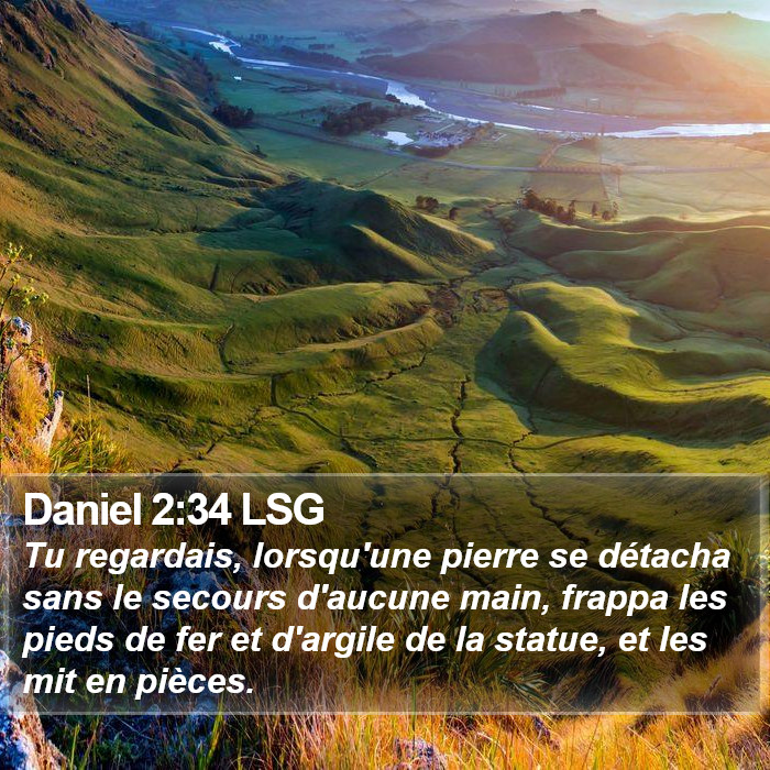 Daniel 2:34 LSG Bible Study