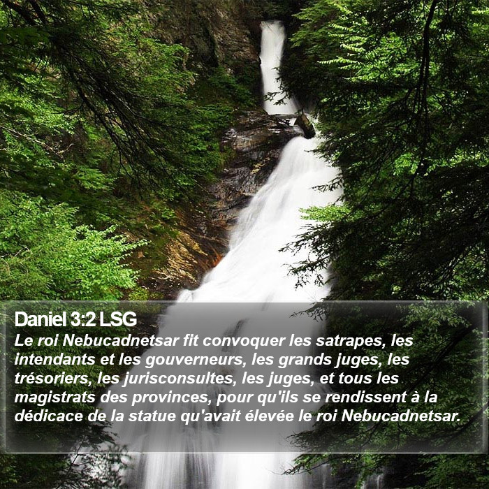 Daniel 3:2 LSG Bible Study