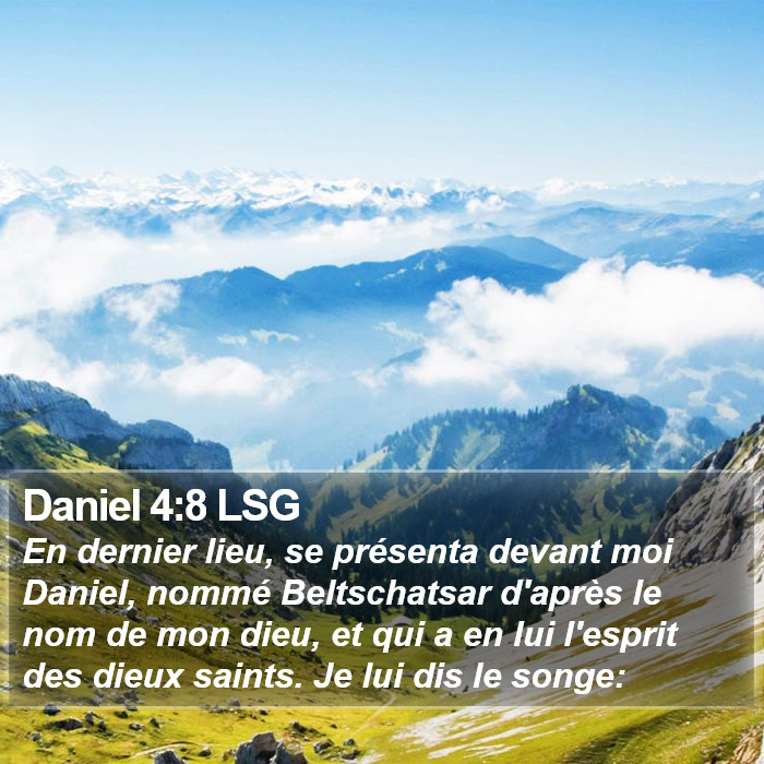 Daniel 4:8 LSG Bible Study