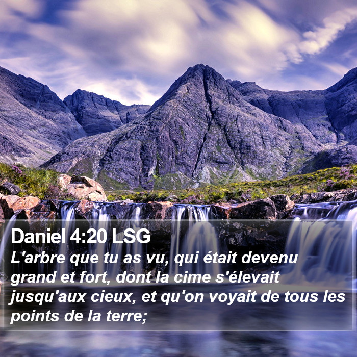 Daniel 4:20 LSG Bible Study