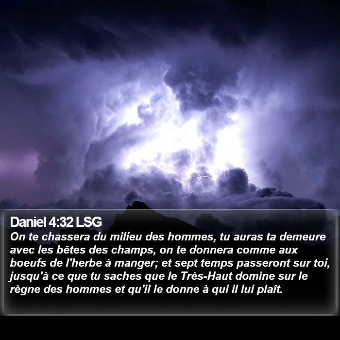 Daniel 4:32 LSG Bible Study