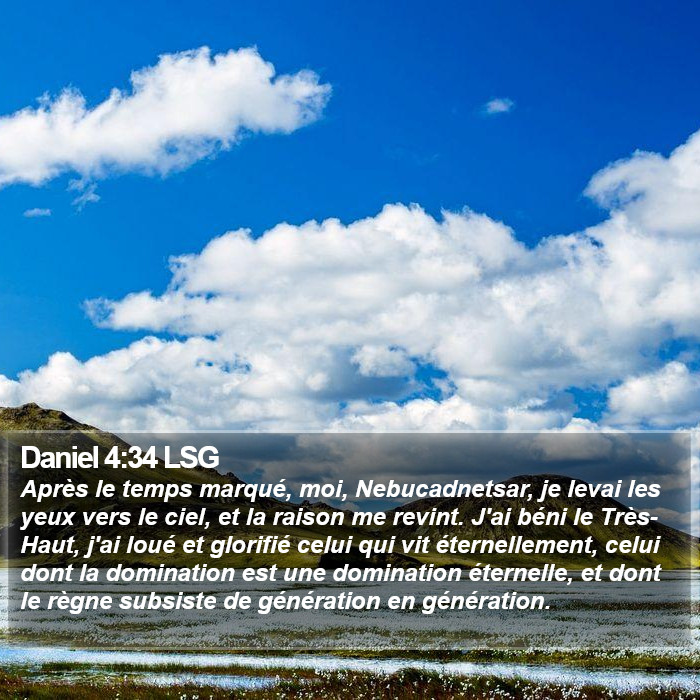 Daniel 4:34 LSG Bible Study