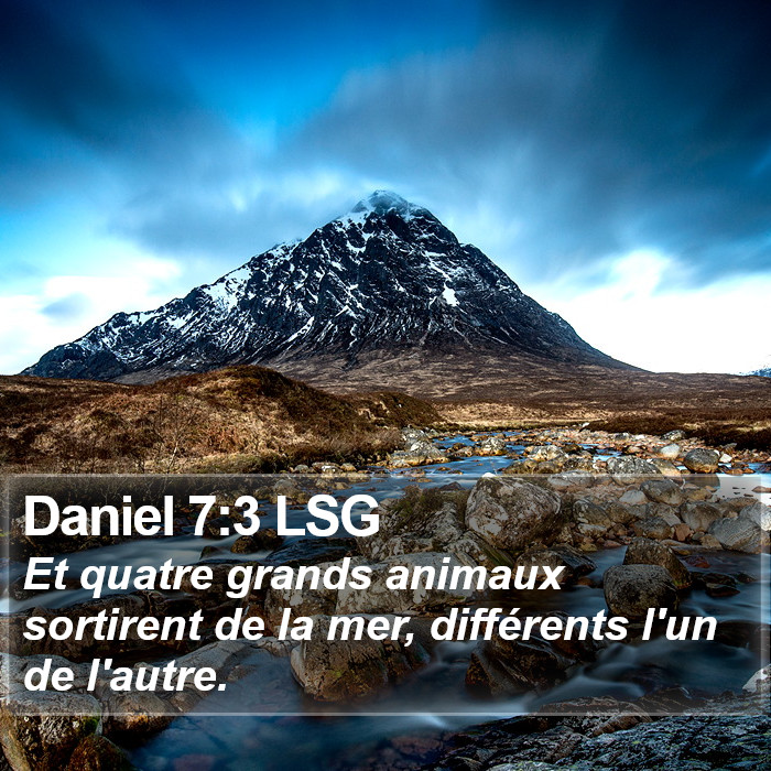 Daniel 7:3 LSG Bible Study