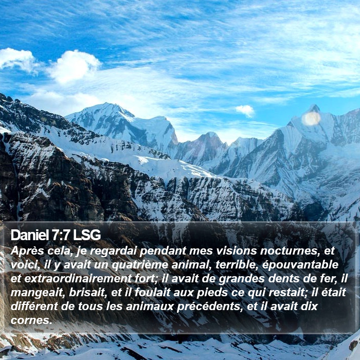 Daniel 7:7 LSG Bible Study