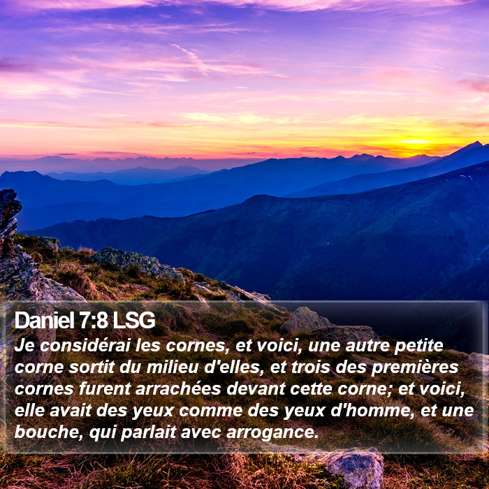 Daniel 7:8 LSG Bible Study