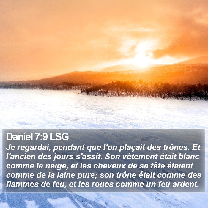 Daniel 7:9 LSG Bible Study