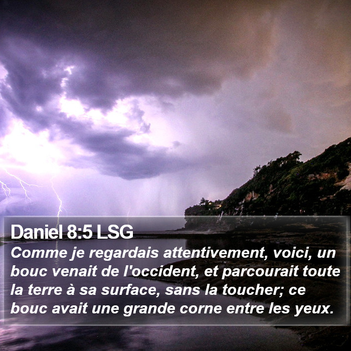 Daniel 8:5 LSG Bible Study